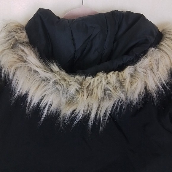 RARE 90s Adidas Originals Pakaian‎ Logo L Black Down Feather Coat - Picture 9 of 16